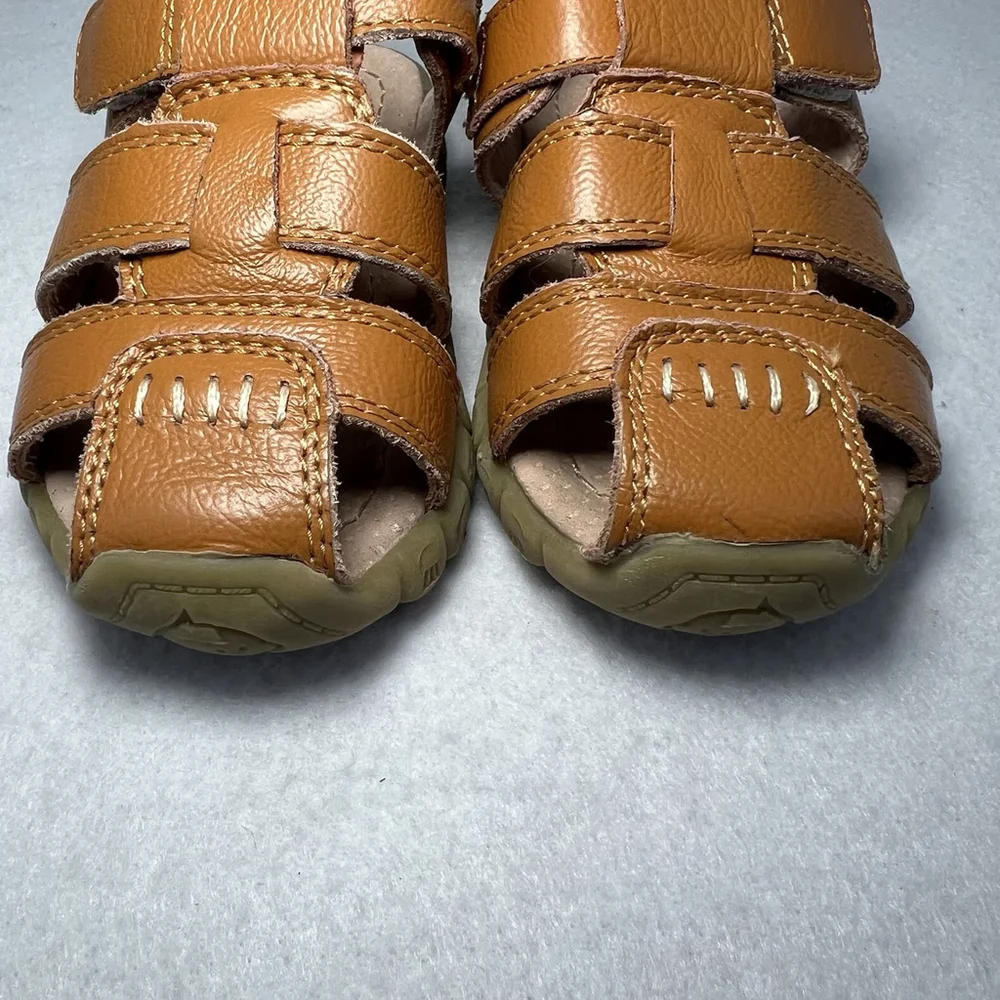 Baby Sandals Summer Rubber Sole Boys Infant Straps Girls Shoes 0-18 Months